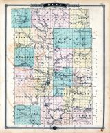 Dunn County Map, Wisconsin State Atlas 1878